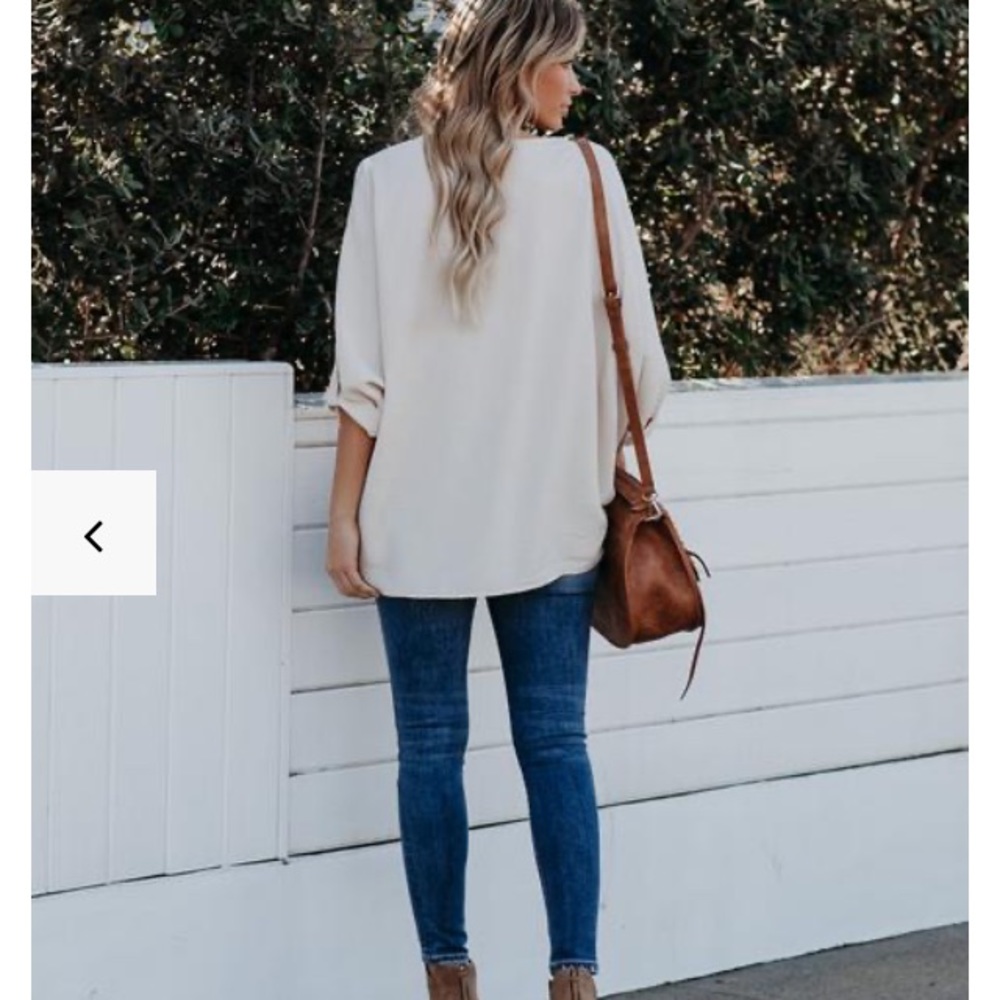 NWT Vici All Hands on Deck blouse oatmeal - Picture 4 of 8